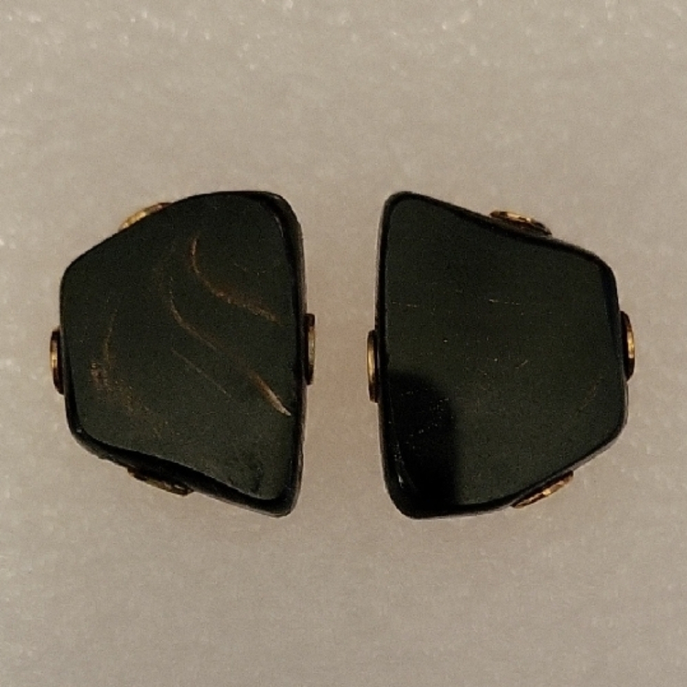 Elegant Black Cuff Links